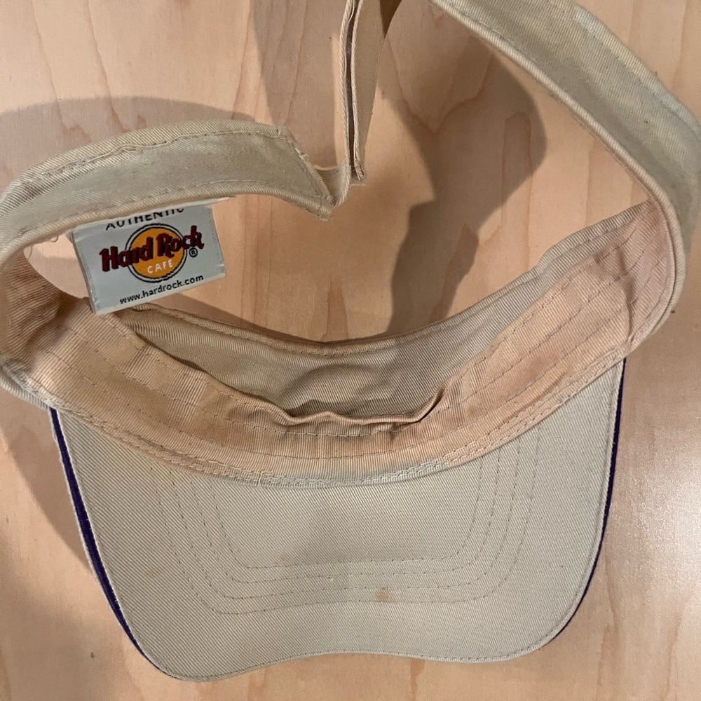 Hard Rock Cafe Beige Visor - Picture 5 of 5